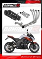 kompletny układ wydechowy z tłumikiem DOMINATOR Full System HP1 CZARNY pasujący do motocykla Kawasaki Z1000 2014 - 2016