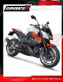 kompletny układ wydechowy z tłumikiem DOMINATOR Full System HP1 CZARNY pasujący do motocykla Kawasaki Z1000 2017 - 2020 5