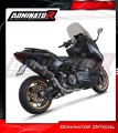 complete exhaust system with muffler DOMINATOR Full System HP6 BLACK fits to Yamaha XP 560 TMAX 2020  2024 3