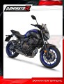 complete exhaust system with muffler DOMINATOR Full System titanium HP8 fits to Yamaha MT 07 2014  2020 5