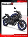 Yamaha XSR 700 2015 - 2020 EXHAUST Collector Manifold Full System Muffler Auspuff Sportauspuff Silencer Echappement Silencieux Scarico Scarichi Escape Wydech Tłumik HP8 BLACK Dominator Exhaust System 4