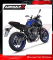kompletny układ wydechowy z tłumikiem DOMINATOR Full System Tytanowy HP8 pasujący do motocykla Yamaha MT 07 TRACER 2016 - 2019 3