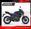 complete exhaust system with muffler DOMINATOR Full System HP8 BLACK fits to Yamaha MT 07 TRACER 2016  2019 4