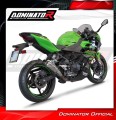 exhaust muffler DOMINATOR GPS fits to Kawasaki NINJA 400 2018  2023 3