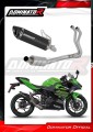 complete exhaust system with muffler DOMINATOR Full System HP8 BLACK fits to Kawasaki NINJA 400 2018  2022