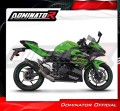 complete exhaust system with muffler DOMINATOR Full System HP8 BLACK fits to Kawasaki NINJA 400 2018  2022 4