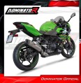 complete exhaust system with muffler DOMINATOR Full System HP8 fits to Kawasaki NINJA 400 2018  2022 3