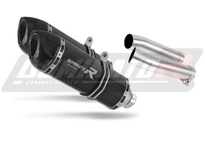 Aprilia Tuono 1000 R 2006 - 2010 Toba de esapament HP1 NEGRU + dB killer medium