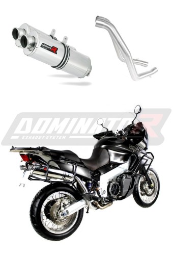 wydech tłumik DOMINATOR Owalny pasujący do motocykla Aprilia ETV 1000 Caponord 2001 - 2004 5