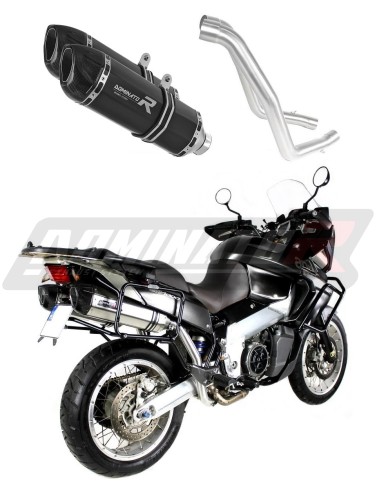 wydech tłumik DOMINATOR HP1 CZARNY pasujący do motocykla Aprilia ETV 1000 Caponord 2001 - 2004 3