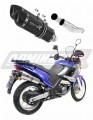 Aprilia Pegaso 650 2001 - 2004 EXHAUST Muffler Auspuff Sportauspuff Silencer Echappement Silencieux Scarico Scarichi Escape Wydech Tłumik HP1 BLACK Dominator Exhaust System x