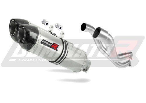 Pegaso 650 Factory Exhaust Aprilia Muffler Auspuff Sportauspuff Silencer Echappement Silencieux Scarico Scarichi Escape Carbon Tip HP1 2007 - 2010 Dominator  x