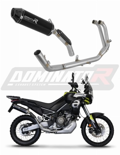 Aprilia Tuareg 660 2021 - 2023 Full system Kolektor wydech Tłumik HP3 BLACK + dB killer medium