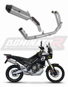 Aprilia Tuareg 660 2021 - 2023 Sistem complet cu colector si toba de esapament Titan HP3 + dB killer medium