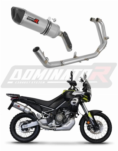 kompletny układ wydechowy z tłumikiem DOMINATOR Full System HP6 pasujący do motocykla Aprilia Tuareg 660 2021 - 2023 7
