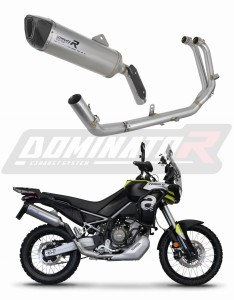 Aprilia Tuareg 660 2021 - 2023 Sistem complet cu colector si toba de esapament Titan HP6 + dB killer medium