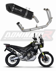 Aprilia Tuareg 660 2021 - 2023 Sistem complet cu colector si toba de esapament HP7 NEGRU + dB killer medium