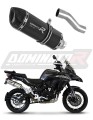 exhaust muffler DOMINATOR HP1 BLACK fits to Benelli TRK 502X 2018  2021 3