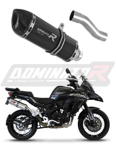 Benelli TRK 502X 2018 - 2021 Toba de esapament HP1 NEGRU + dB killer medium