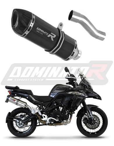 wydech tłumik DOMINATOR HP1 CZARNY pasujący do motocykla Benelli TRK 502X 2018 - 2021 3