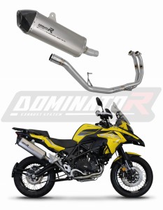 Benelli TRK 502 X 2018 - 2021  Sistem complet cu colector si toba de esapament Titan HP7 + dB killer medium