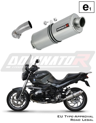 exhaust muffler DOMINATOR homologated road legal OV fits to BMW R1200R 2010  2014 6