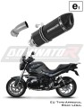 exhaust muffler DOMINATOR homologated road legal HP1 BLACK fits to BMW R1200R 2010  2014 6