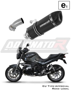 BMW R1200R 2010 - 2014 Toba de esapament omologata EU HP1 NEGRU