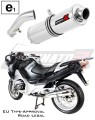 exhaust muffler DOMINATOR homologated road legal ROUND fits to R1200RT 2004  2009 6