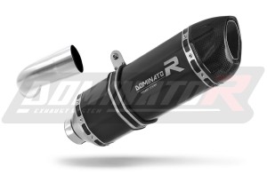 BMW F800ST 2006 - 2012 Toba de esapament HP1 NEGRU + dB killer medium