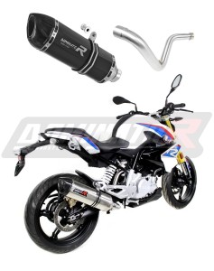BMW G310R 2016 - 2022 Toba de esapament HP1 NEGRU + dB killer medium
