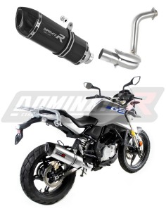 BMW G310GS 2016 - 2024 Toba de esapament HP1 NEGRU + dB killer medium