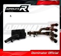 GSXR 600 L1-L6 Exhaust Cat Eliminator Catalyst Catalytic Converter Linkpipe Decat Downpipe 2011 - 2016 DOMINATOR 2