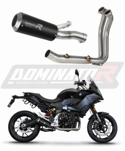 BMW F900XR 2020 - 2026 Sistem complet cu colector si toba de esapament GP NEGRU + dB killer medium