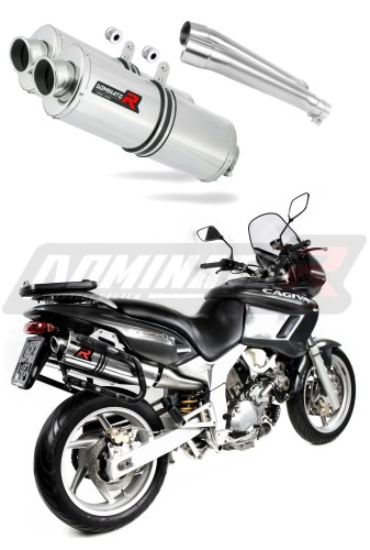 wydech tłumik DOMINATOR Owalny pasujący do motocykla Cagiva Navigator 1000 2000 - 2006 5
