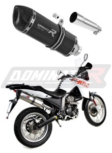 Derbi Terra Adventure 125 2008 - 2015 Exhaust Silencer Muffler HP1 BLACK + dB killer medium