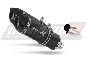 Ducati MONSTER 796 2010 - 2015 Toba de esapament HP1 NEGRU + dB killer medium