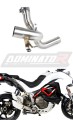 decat mid muffler DOMINATOR Mid Pipe fits to MTS 1200 / 1200 S MULTISTRADA 2015  2017 9