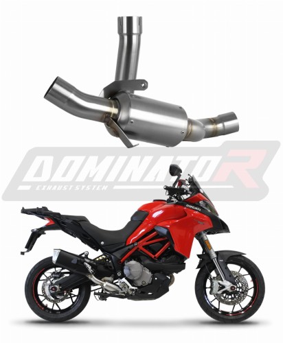 decat mid muffler DOMINATOR Mid Pipe fits to Ducati Multistrada 950 / 950 S 2017  2020 5