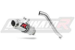 Honda XL 600 V TRANSALP 1987 - 2000 Exhaust Silencer Muffler GP1 + dB killer medium
