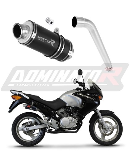 exhaust muffler DOMINATOR GP1 BLACK fits to Honda XL 125 V VARADERO 2001  2006 6