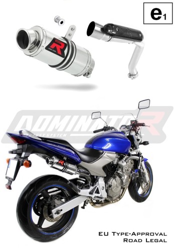 CB 600 F Exhaust HONDA Homologated EC Type approval  Street legal Approval Certificate Muffler Auspuff Sportauspuff Silencer Echappement Silencieux Scarico Scarichi Escape Wydech Tłumik GP 1 2003 - 2006 Dominator x