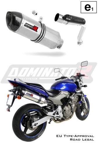CB 600 F Exhaust HONDA Homologated EC Type approval  Street legal Approval Certificate Muffler Auspuff Sportauspuff Silencer Echappement Silencieux Scarico Scarichi Escape Wydech Tłumik HP1 2003 - 2006 Dominator x