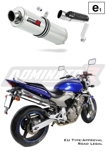 CB 600 F Exhaust HONDA Homologated EC Type approval  Street legal Approval Certificate Muffler Auspuff Sportauspuff Silencer Echappement Silencieux Scarico Scarichi Escape Wydech Tłumik ROUND 2003 - 2006 Dominator x