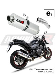 CB 600F HORNET Homologated EXHAUST Silencer OVAL 2007 - 2013