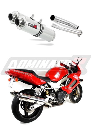 VTR 1000F FIRESTORM EXHAUST Honda Muffler Auspuff Sportauspuff Silencer Echappement Silencieux Scarico Scarichi Escape Wydech Tłumik ROUND 2002 - 2006 Dominator  x