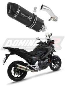 Honda NC 700 / 750 S 2012 - 2020 Toba de esapament HP1 NEGRU + dB killer medium
