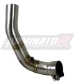 CBR 600RR Exhaust Cat Eliminator Catalyst Catalytic Converter Linkpipe Decat Downpipe 2007 - 2016 DOMINATOR  x