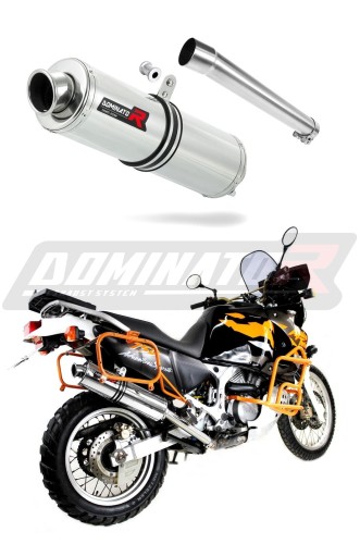 exhaust muffler DOMINATOR ROUND fits to Honda XRV 750 AFRICA TWIN RD07A 1996  2003 5