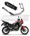 Honda CRF 1000L Africa Twin 2015 -2017 Full Exhaust System  Muffler Auspuff Sportauspuff Silencer Echappement Silencieux Scarico Scarichi Escape Collector Manifold Wydech Tłumik HP7 BLACK DOMINATOR x